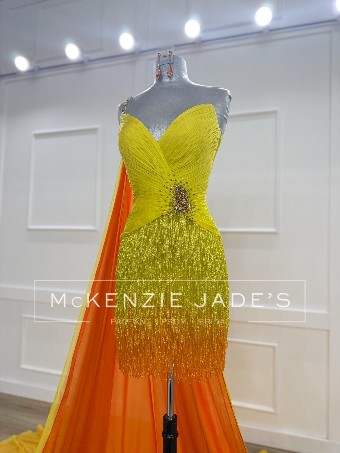 Sherri Hill Style #46463 #1 Yellow/Orange thumbnail
