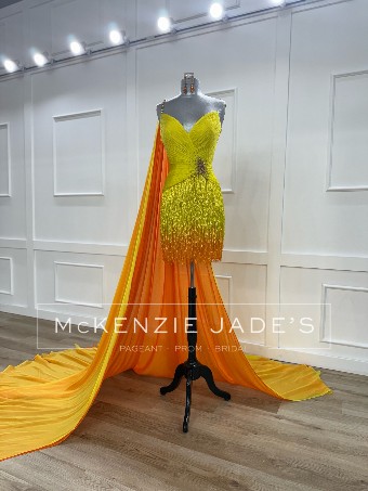 Sherri Hill Style #46463 #3 Yellow/Orange thumbnail