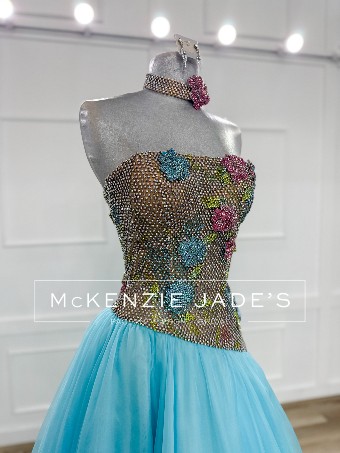 Sherri Hill Style #46465 #1 Aqua thumbnail