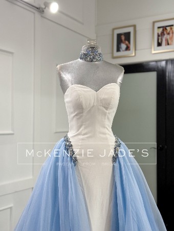 Sherri Hill Style #46454 #9 default Ice Blue/White thumbnail