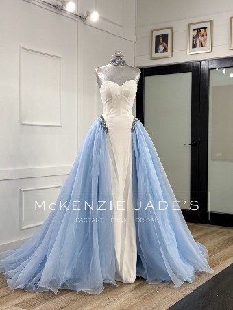 Sherri Hill Style #46454 #2 Ice Blue/White thumbnail