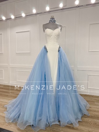Sherri Hill Style #46454 #0 default Ice Blue/White thumbnail