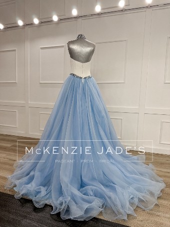Sherri Hill Style #46454 #3 Ice Blue/White thumbnail