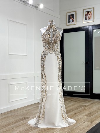 Jovani Style #35080 #0 default Off White/Gold thumbnail