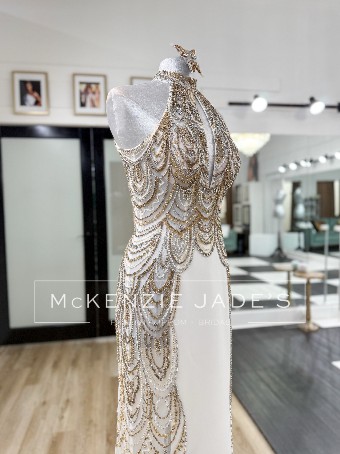 Jovani Style #35080 #5 default Off White/Gold thumbnail