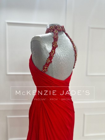 Jovani Style #35101 #4 Orange Red thumbnail
