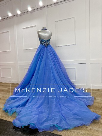 Sherri Hill Style #67228 Custom Demi #2 default Periwinkle/Aqua thumbnail