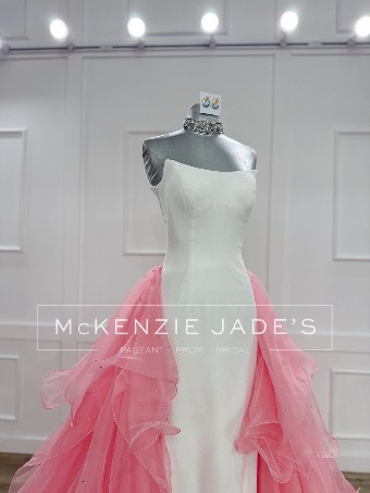 Sherri Hill Style #46462 #1 White/Blush thumbnail