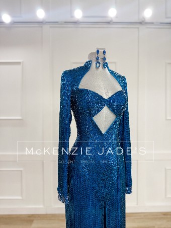 Sherri Hill Style #45583 #4 default Peacock thumbnail