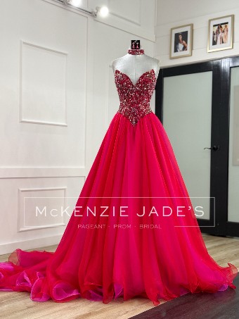 Sherri Hill Style #46012 #0 default Red/Fuchsia thumbnail