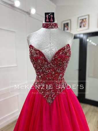 Sherri Hill Style #46012 #1 Red/Fuchsia thumbnail