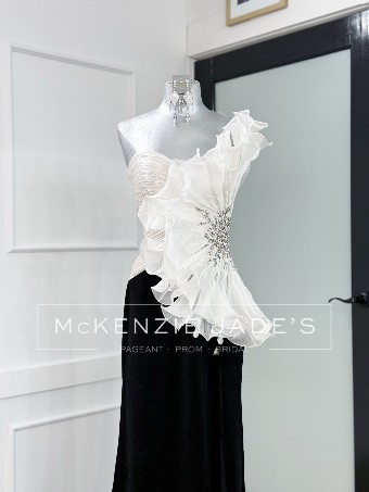 Jovani Style #S503879 #5 default Off White/Black thumbnail