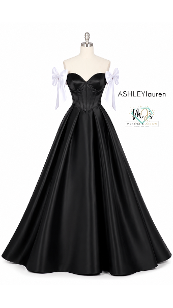 Ashley Lauren Sale Style #11871 #0 default Black/White thumbnail