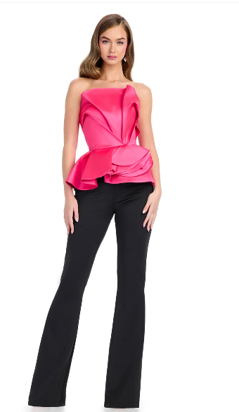 Ashley Lauren Sale Style #11875 #0 default Fuchsia/Black thumbnail