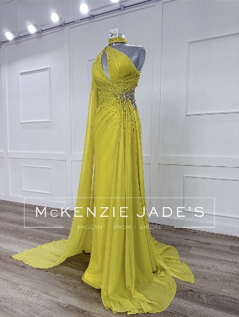 Jovani Style #48058 #4 Yellow thumbnail