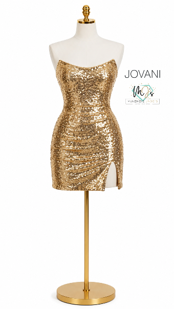 Jovani Style #52040 #0 Gold thumbnail