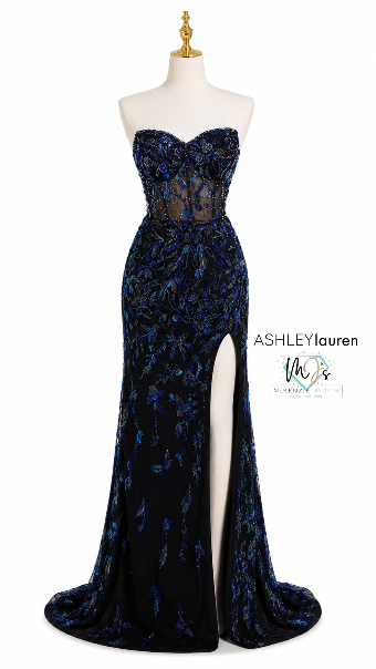 Ashley Lauren Sale Style #11614 #0 default Royal/Black thumbnail