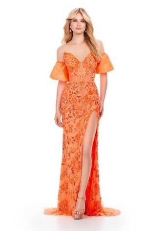 Ashley Lauren Sale Style #11585 #1 Coral thumbnail