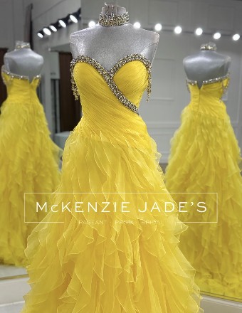 Jovani Style #S52194 #4 Yellow thumbnail