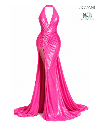 Jovani Sale Style #D5013 #0 default Hot Pink thumbnail