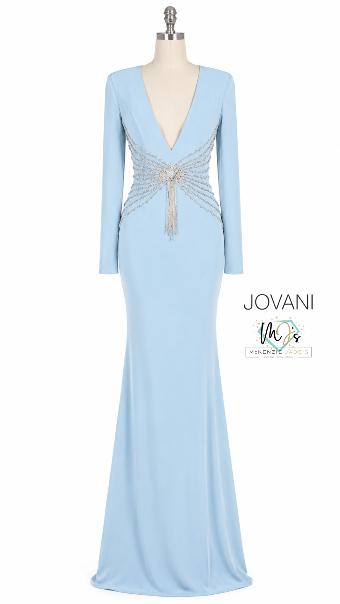 Jovani Sale Style #26317-DNT #0 default Light Blue thumbnail