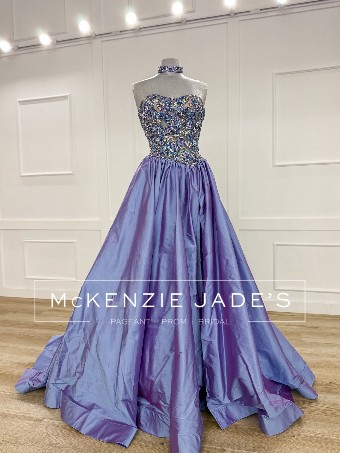 Sherri Hill Style #67121 #0 default Periwinkle/Multi thumbnail