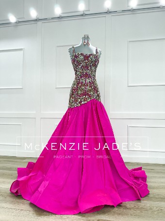 Sherri Hill Style #SC-1202 #3 default bright fuchsia/orange thumbnail